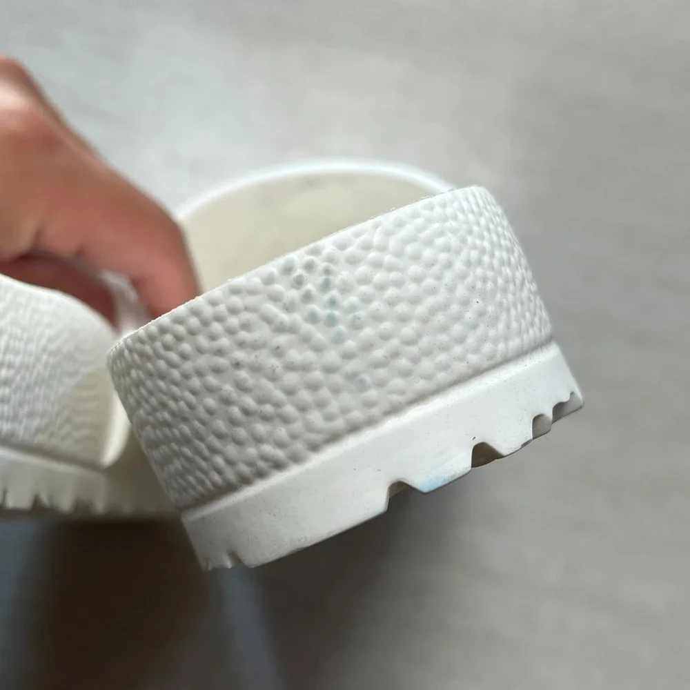 Birkenstock Barbados EVA Slide Sandals Unisex US M7/W9 White Waterproof Slip On